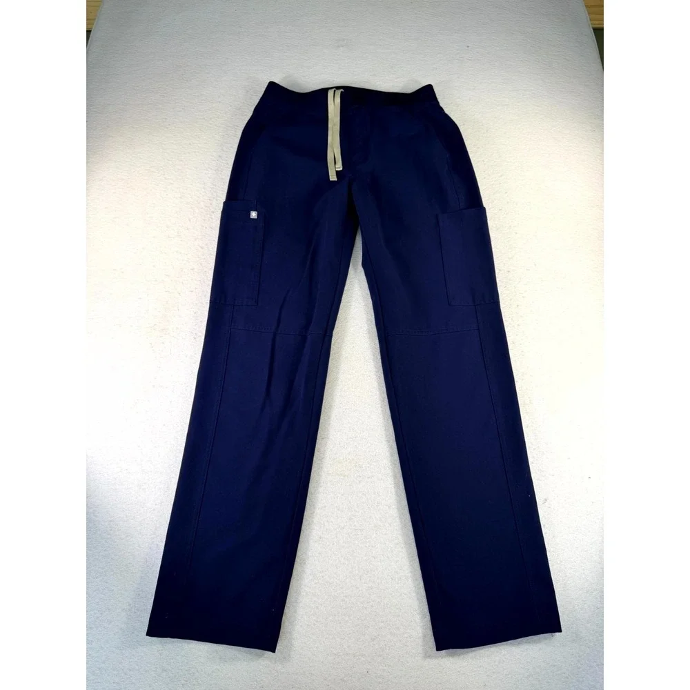 FIGS Technical Collection Scrub Top & Pants Mens Small Medium Navy Blue Medical